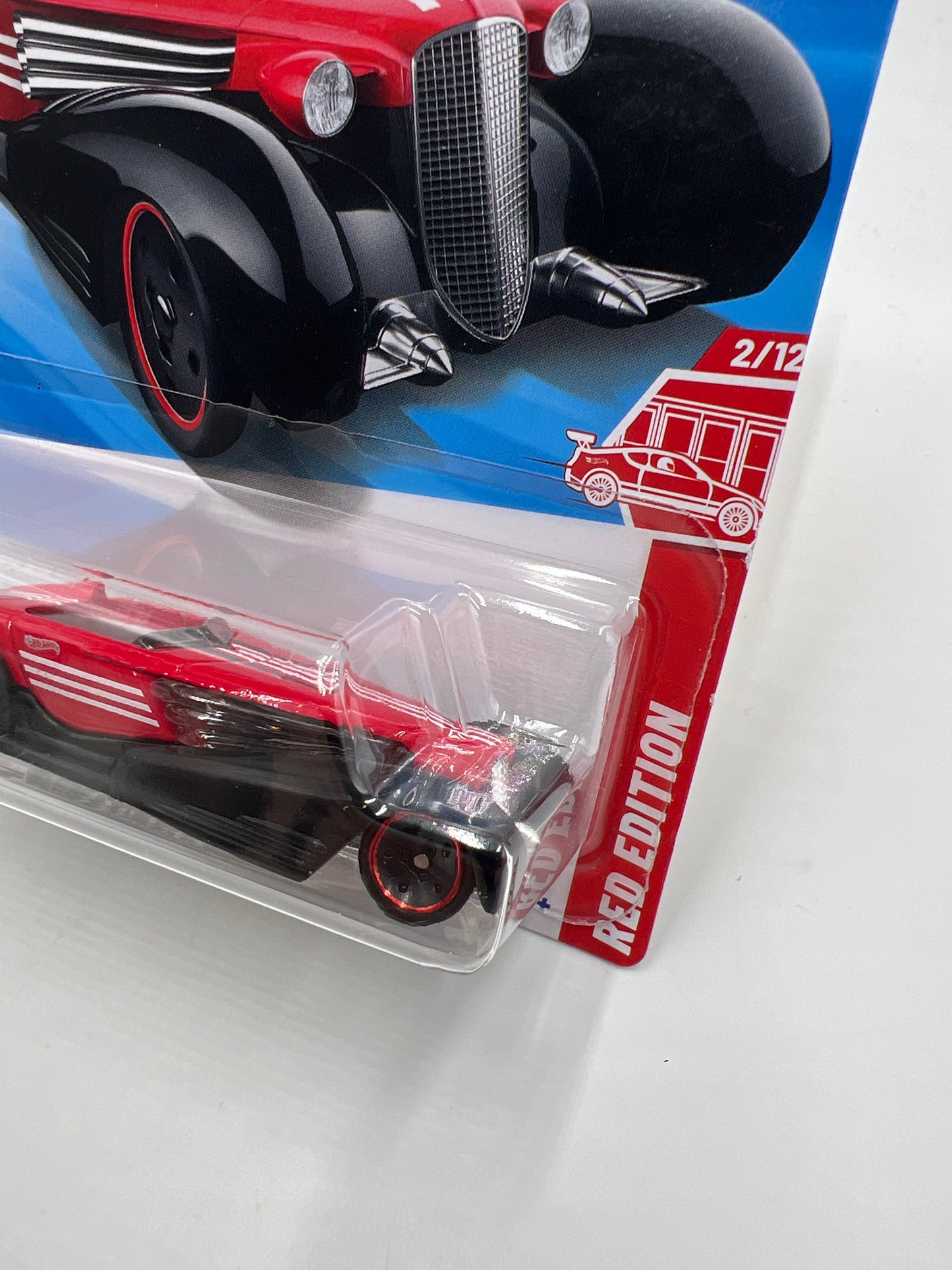 2025 Hot Wheels Target Red Edition #24 Custom Cadillac Fleetwood Red 144E