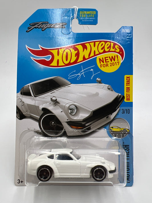 2017 Hot Wheels Factory Fresh #76 Custom Datsun 240Z White