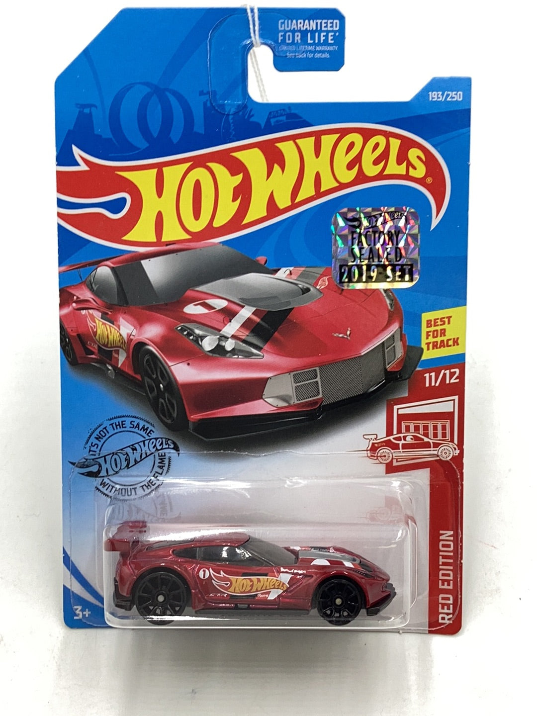 2019 hot wheels #193 Corvette C7.R Red Edition Factory Sealed