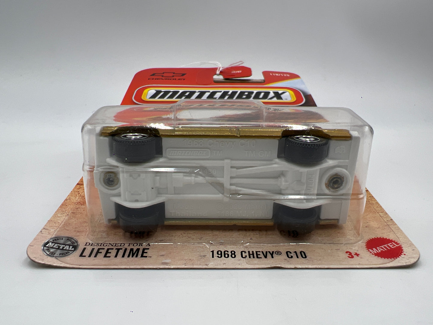 2025 Matchbox #110 1968 Chevy C10 Gold 213D