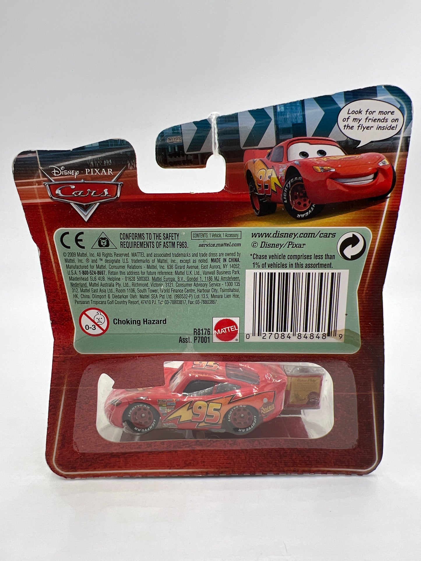 Disney Pixar Cars #128 CHASE Rust-eze Lightning McQueen 140A
