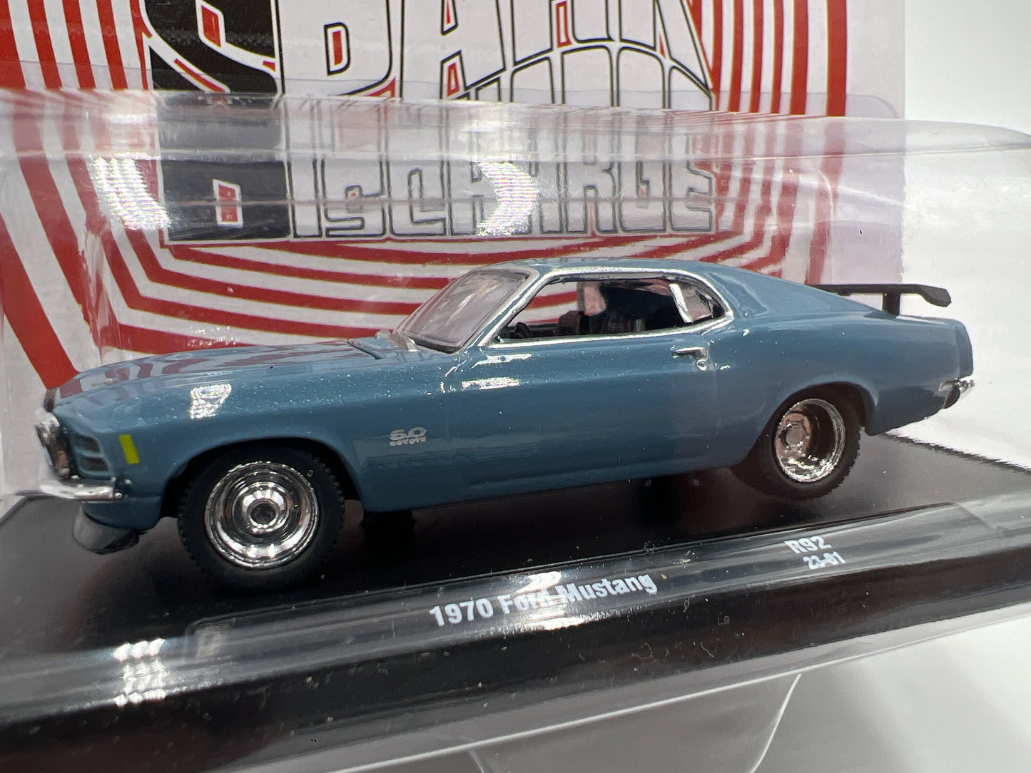 M2 Machines Auto-Drivers 1970 Ford Mustang Blue MSD R92 189E