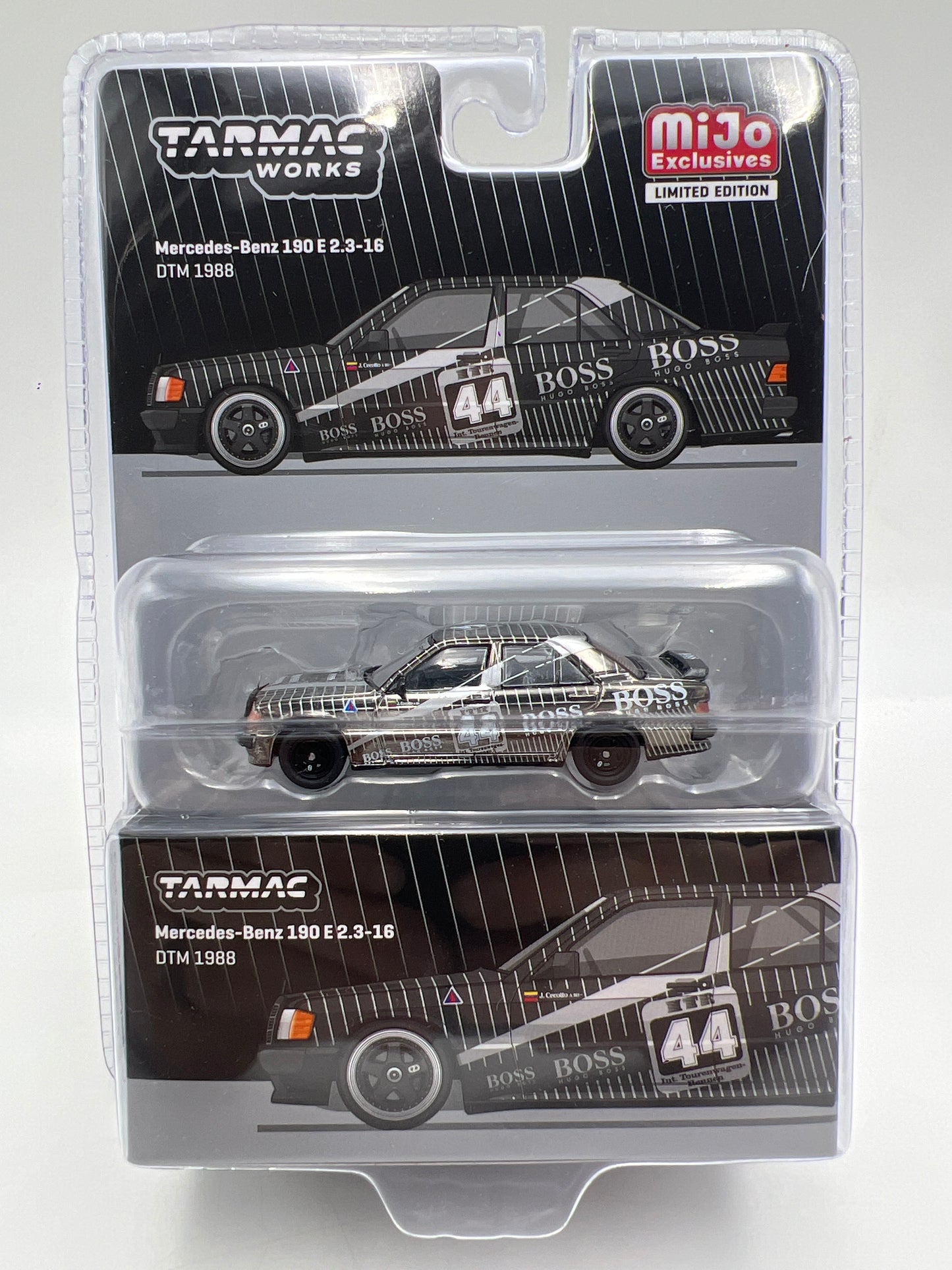 Tarmac Works Mijo Exclusives CHASE Mercedes-Benz 190 E 2.3-16 DTM 1988