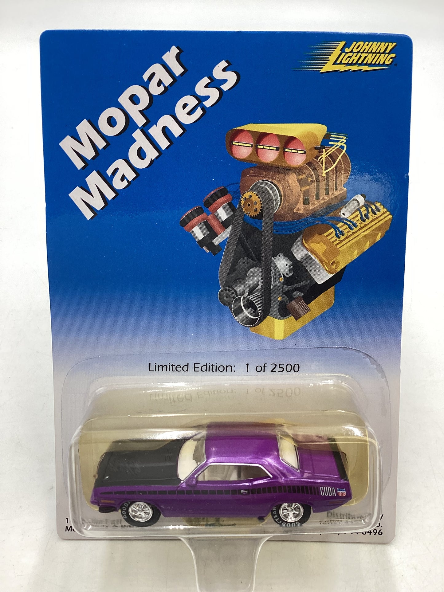 Johnny Lightning Mopar Madness 70 Cuda Purple 1/2500 190E