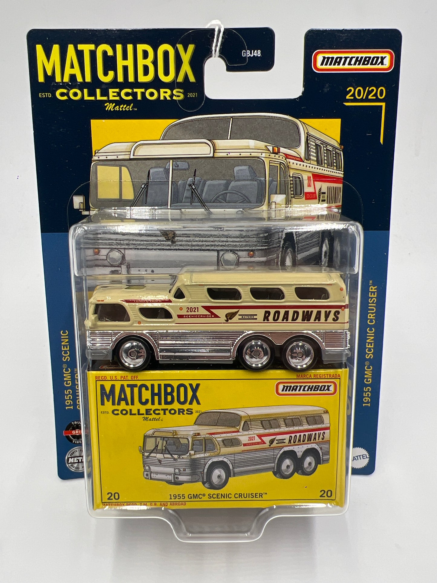 Matchbox Collectors #20 1955 GMC Scenic Cruiser Tan 169K