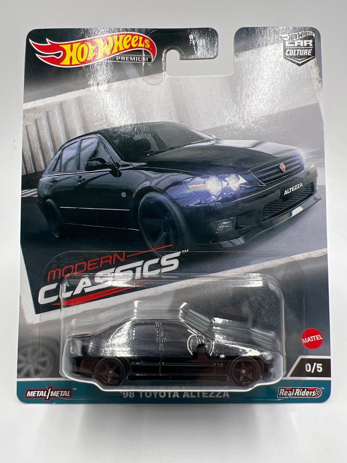 Hot Wheels Premium Car Culture Modern Classics CHASE #0 98 Toyota Altezza Black W/Protector