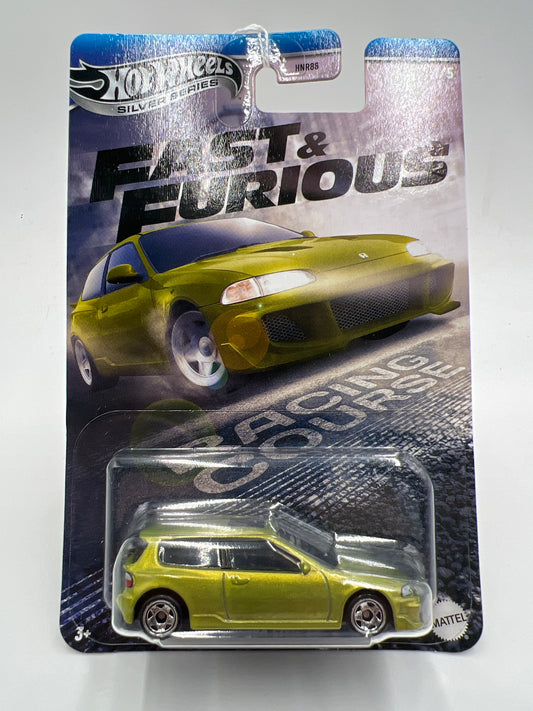 2025 Hot Wheels Silver Series Fast & Furious Racing Course #1 Hector Honda Civic EG 73C