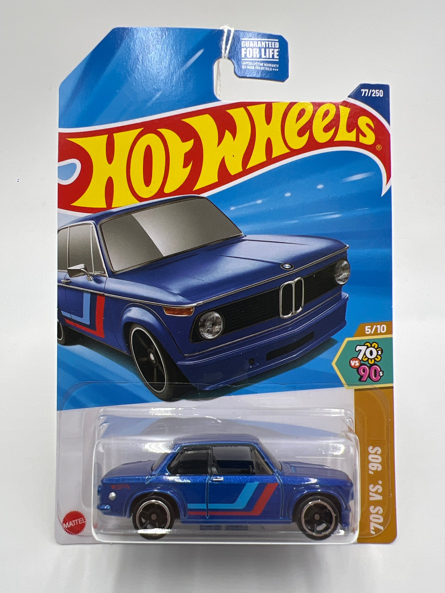 2025 Hot Wheels N Case 70s Vs 90s #77 BMW 2002 Blue 108i