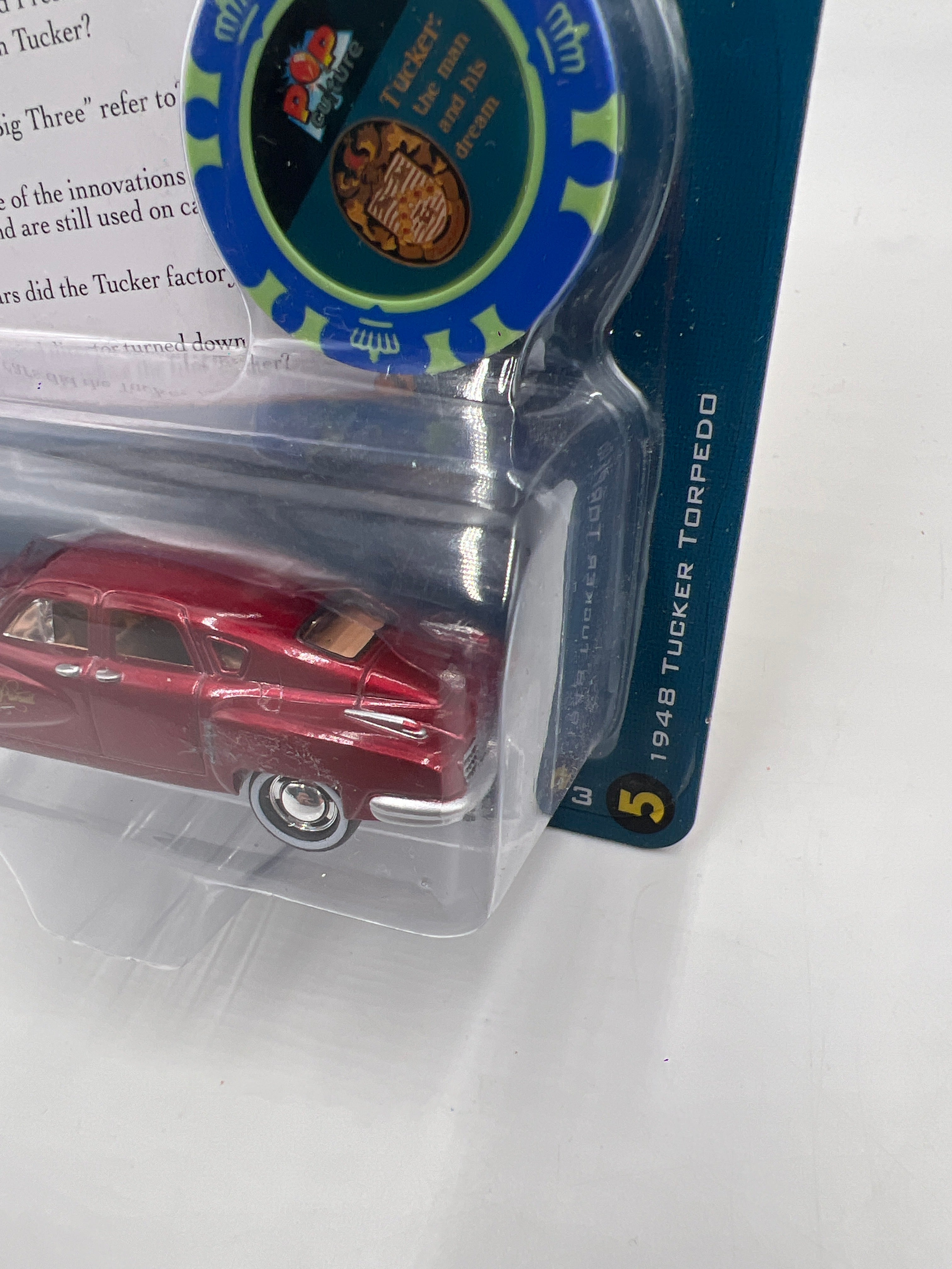 Johnny Lightning Trivial Pursuit 1948 Tucker Torpedo Red 229D