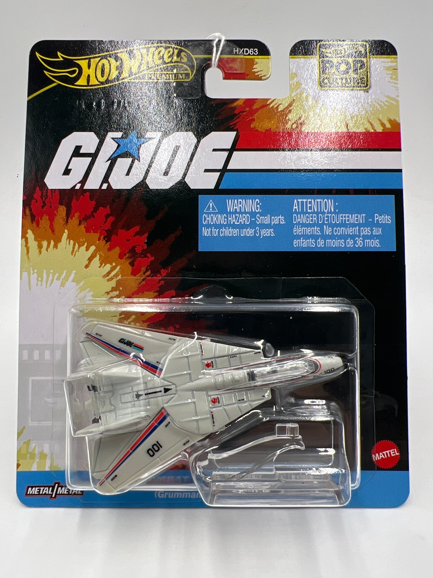 2025 Hot Wheels Premium Pop Culture G.I. Joe Combat Jet Skystriker Grumman F-14 Tomcat 269F