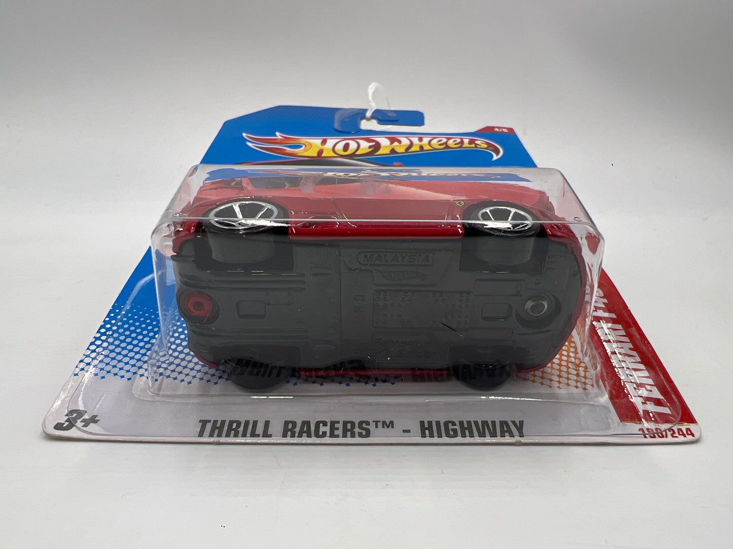 2011 Hot Wheels Thrill Racers Highway #190 Ferrari F430 Spider Red SR