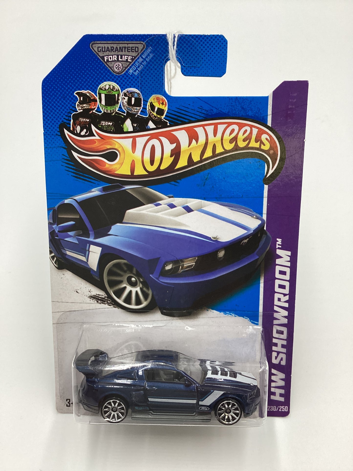 2013 Hot Wheels #230 Custom 12 Ford Mustang Blue