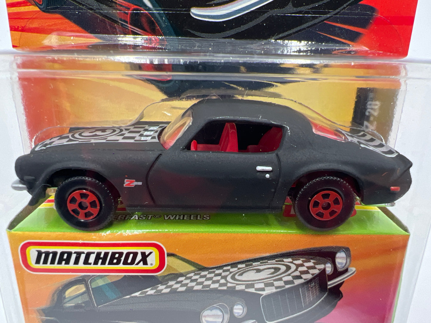 Matchbox Streakers #19 Chevrolet Camaro Z-28 Matte Black 171B