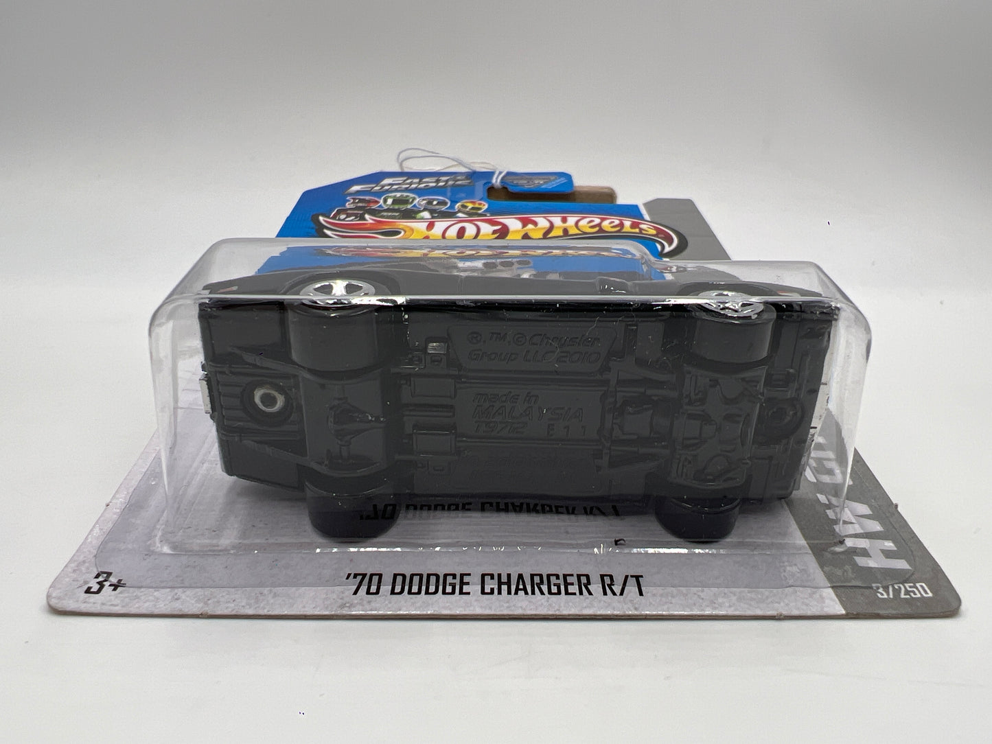 2013 Hot Wheels City #3 Fast & Furious 70 Dodge Charger R/T Black