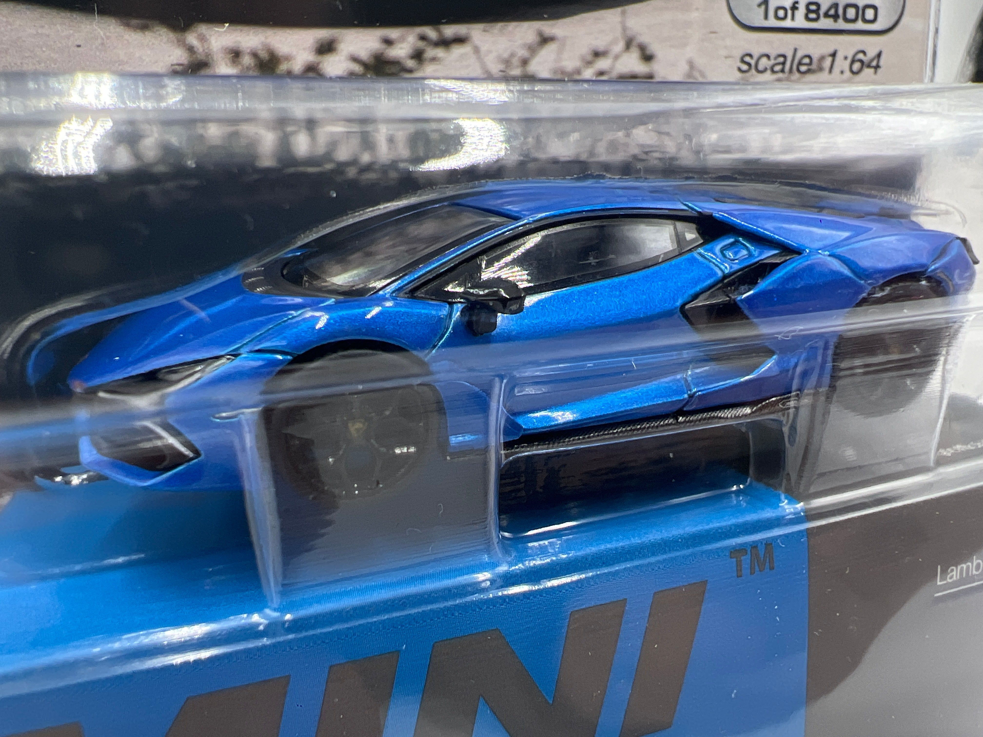 Mini GT Mijo Exclusives #748 Lamborghini Revuelto Blue