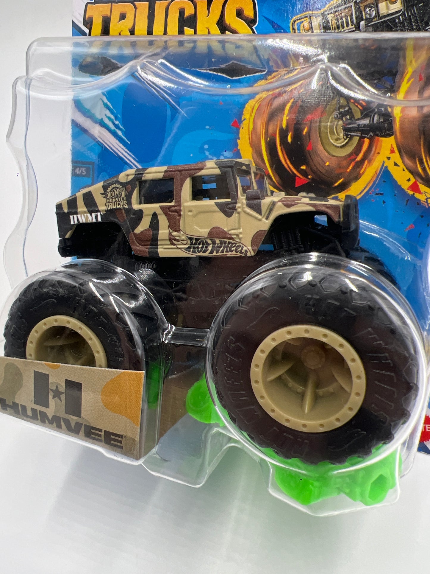 2023 Hot Wheels Monster Trucks Crash Legends #4 Humvee 130H