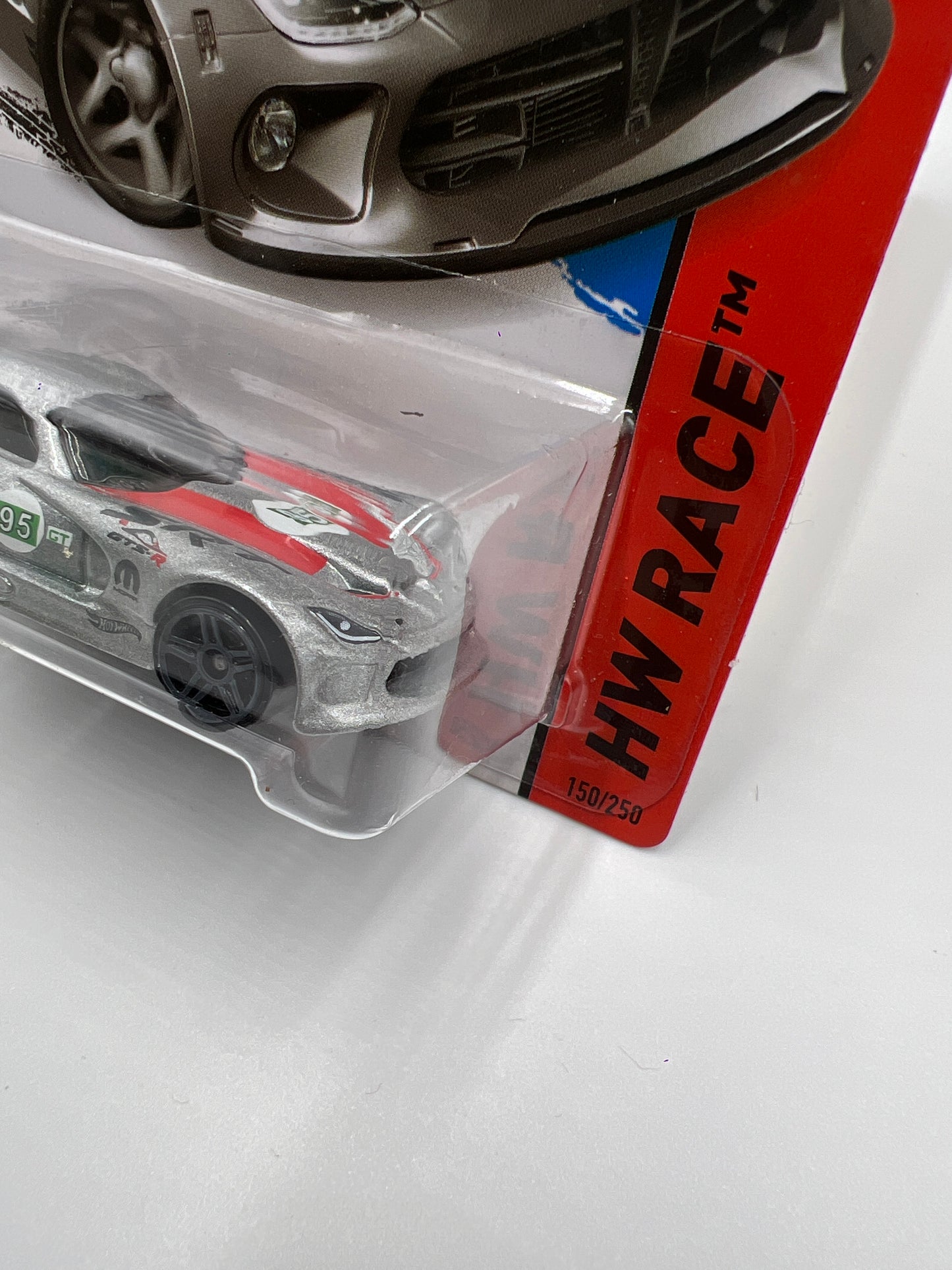 2015 Hot Wheels Race #150 SRT Viper GTS-R Silver Factory Sealed 43B