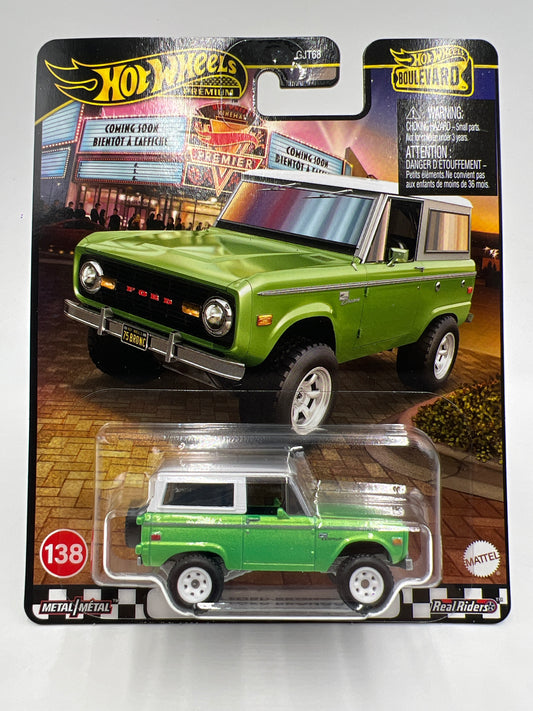 2025 Hot Wheels Premium Boulevard #138 75 Ford Bronco Green 260B