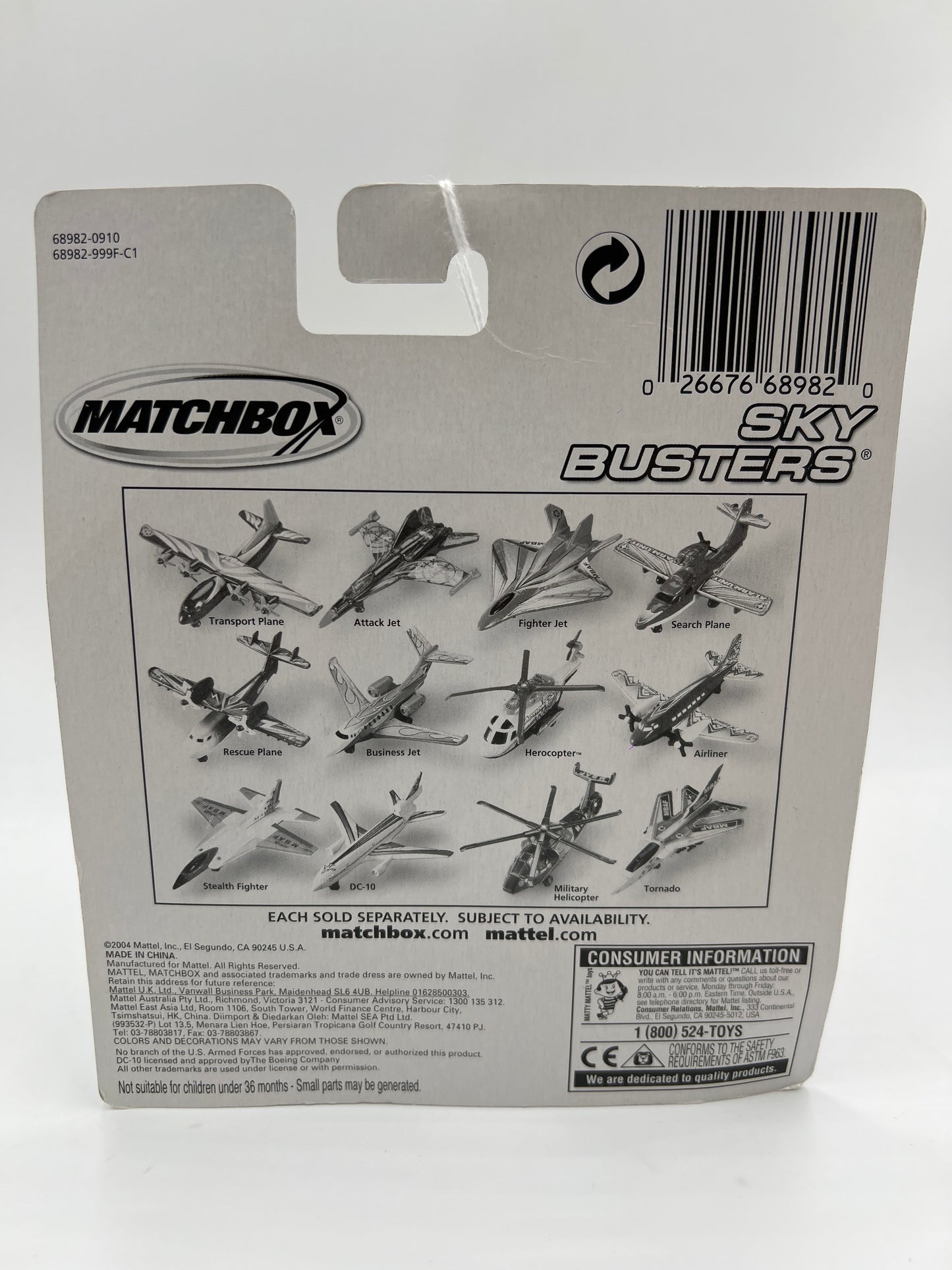 Matchbox Sky Busters Airliner Blue