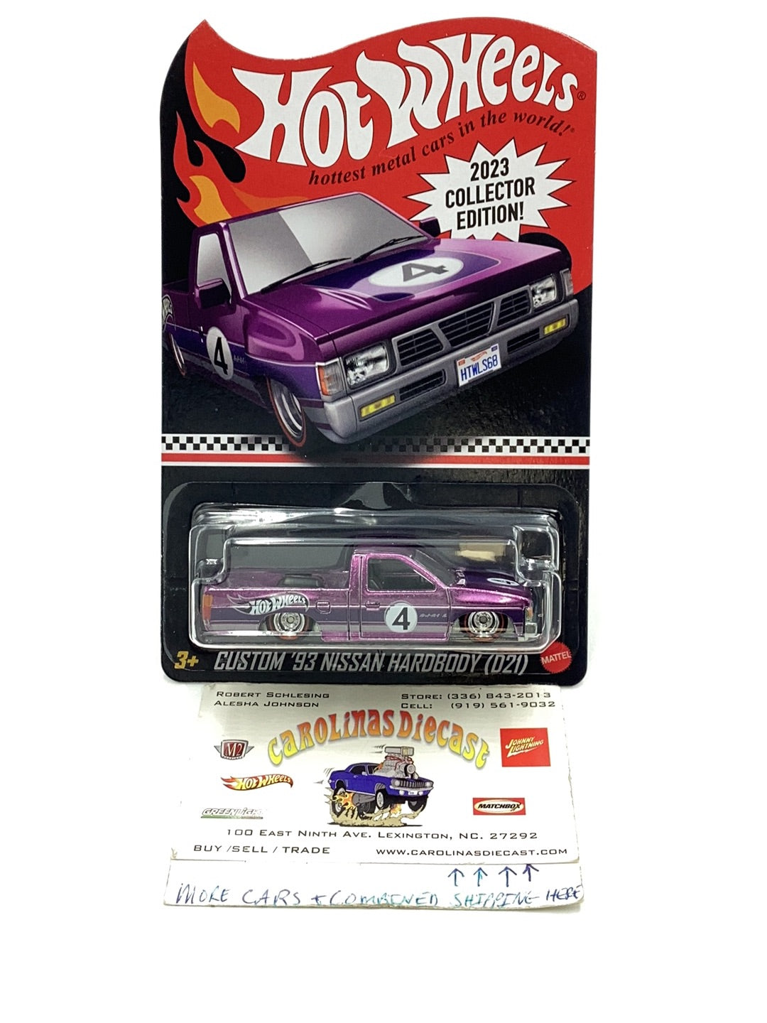 Hot wheels 2023 Collector Edition Custom 93 Nissan Hardbody(D21) with protector