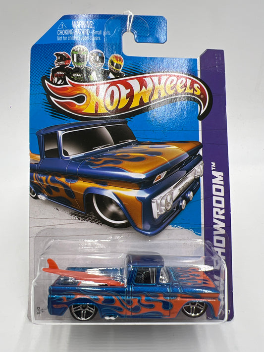 2012 Hot Wheels Showroom #154 Custom 62 Chevy Blue
