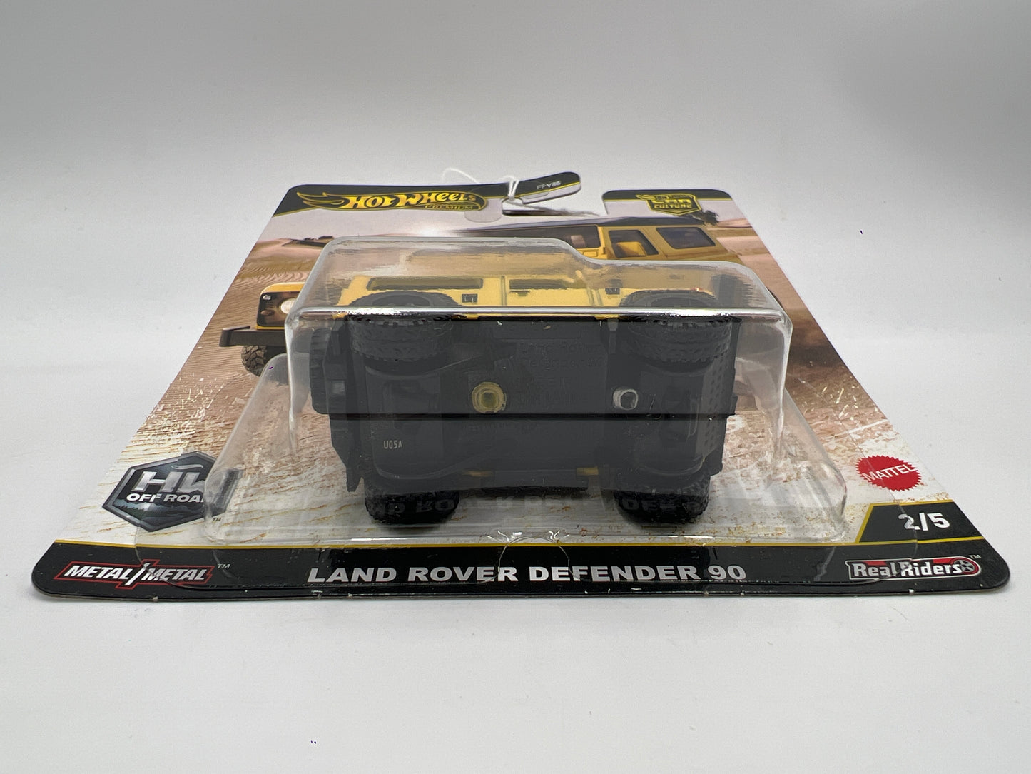 2025 Hot Wheels Car Culture HW Off Road #2 Land Rover Defender 90 Yellow 253B