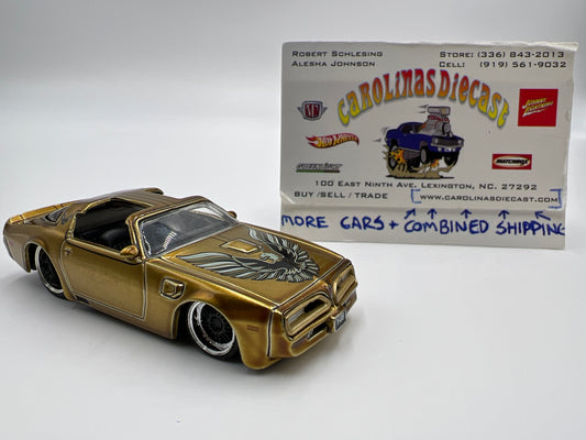 Jada Toys Big Time Muscle 1978 Pontiac Firebird Trans Am Gold Loose