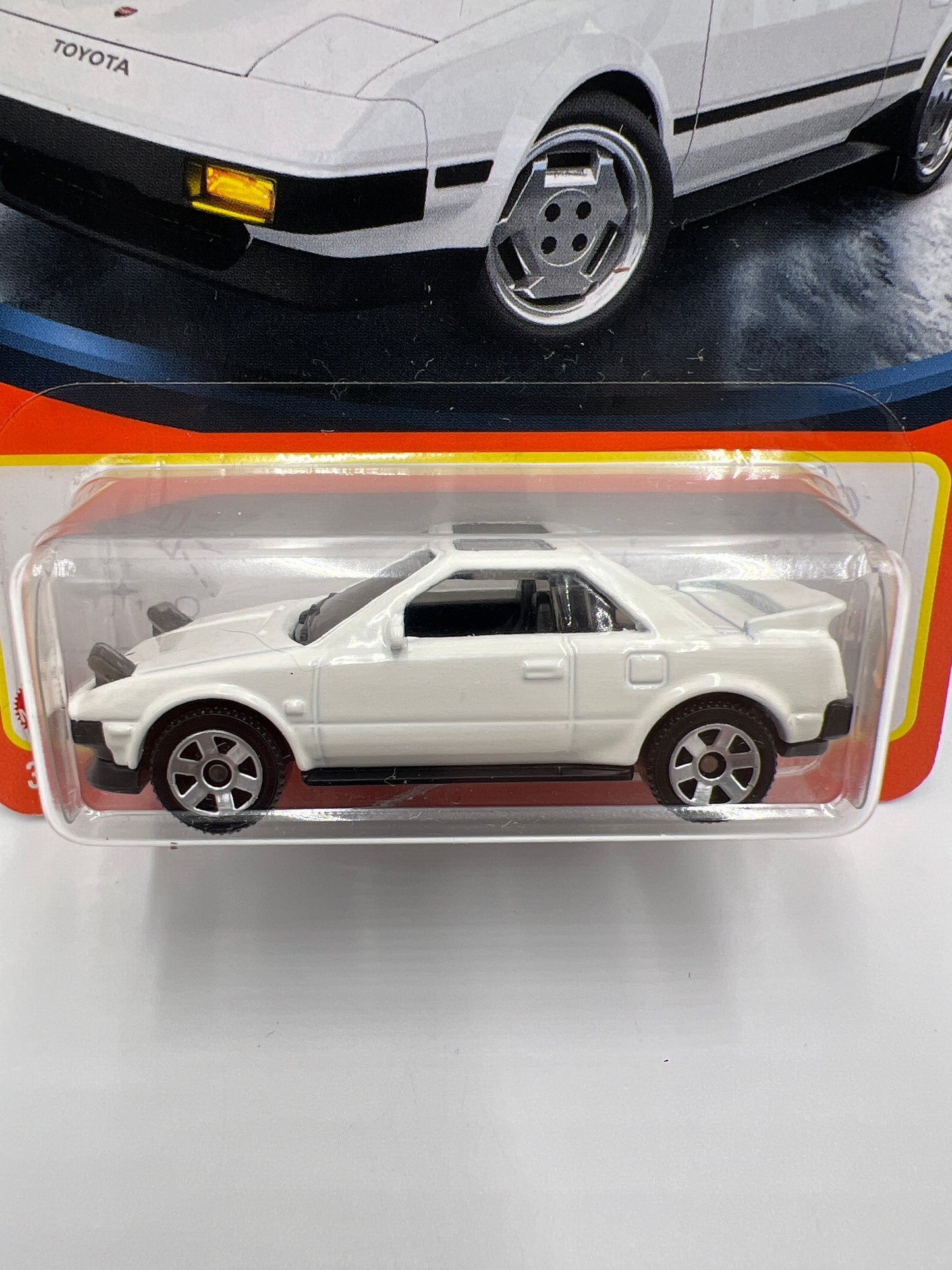 Matchbox #14 1984 Toyota MR2 White W/Lights Up 216B