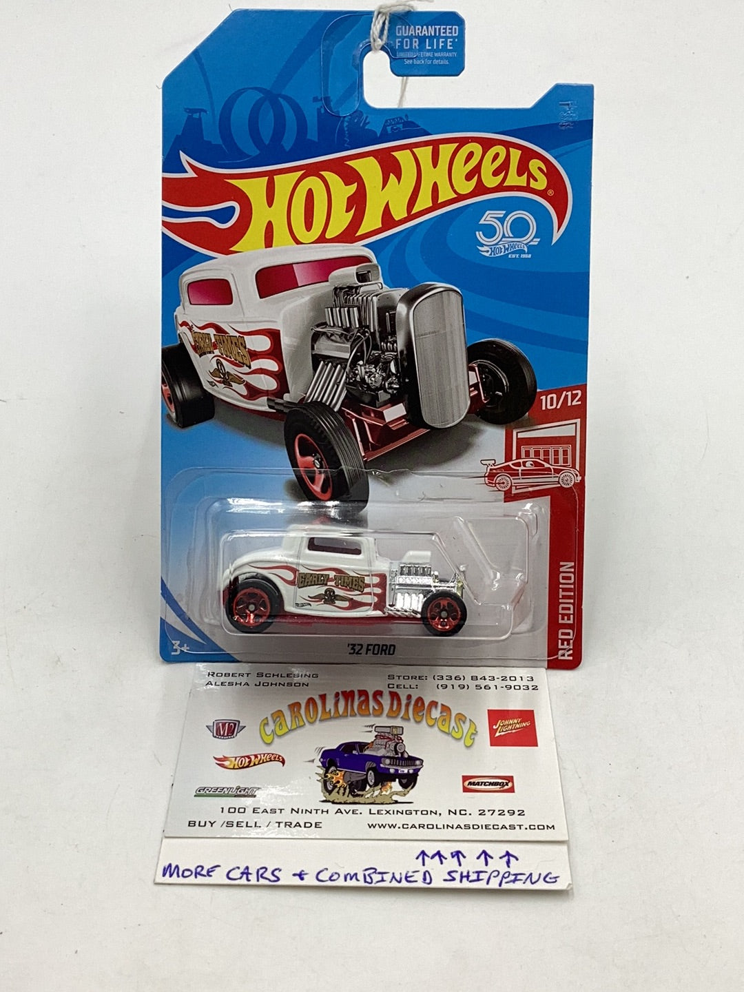 2018 hot wheels red edition 32 Ford target red 150E