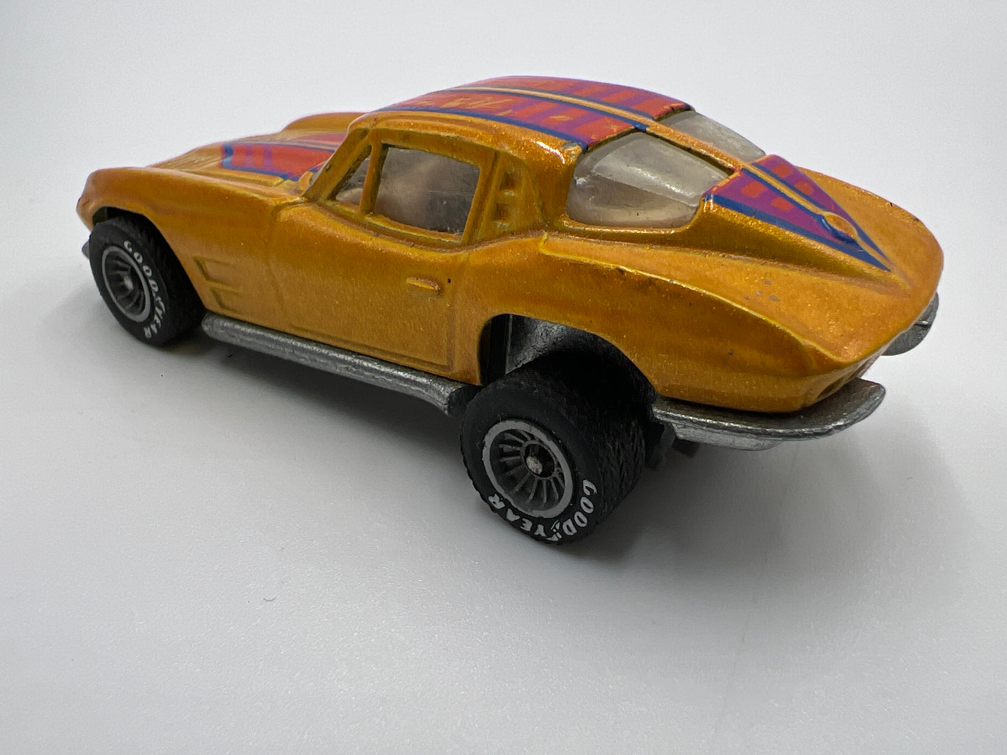 Hot Wheels 1/64 Blackwall Real Riders Hi Raker 63 Split Window Corvette Dark Yellow Loose