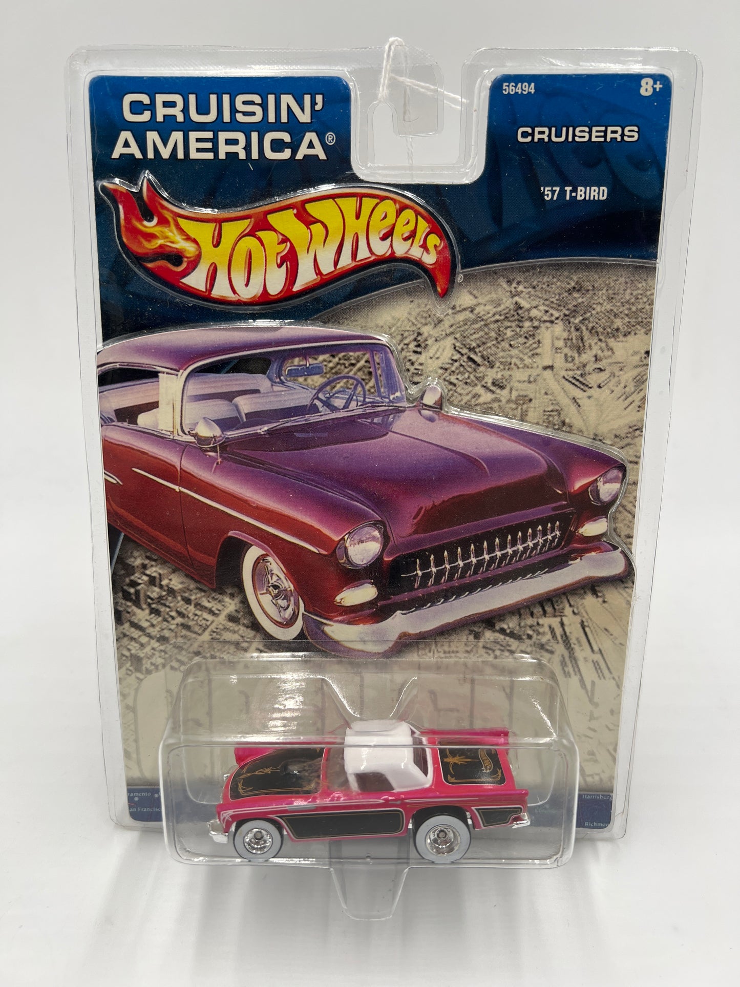 Hot Wheels Cruisin America Cruisers 57 T-Bird Pink SR