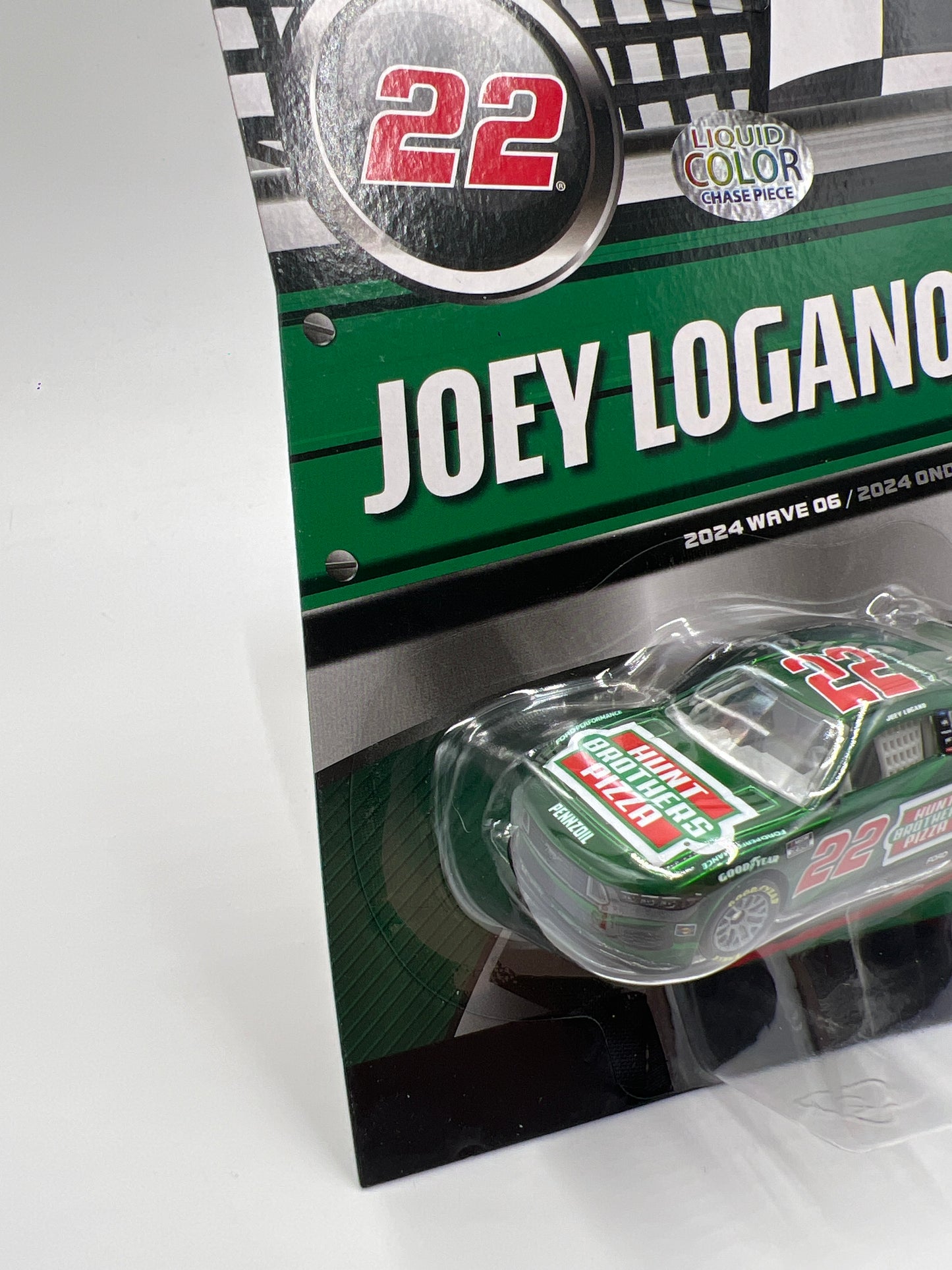2024 Nascar Authentics Wave 6 #22 CHASE Joey Logano Hunt Brothers Pizza Green