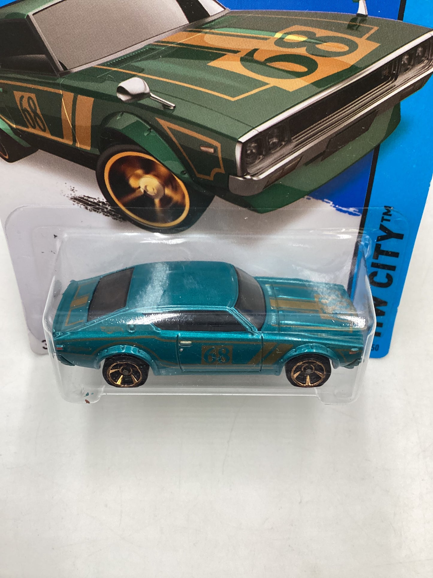 2014 Hot Wheels #023 Teal Nissan Skyline 2000GT-R 80B