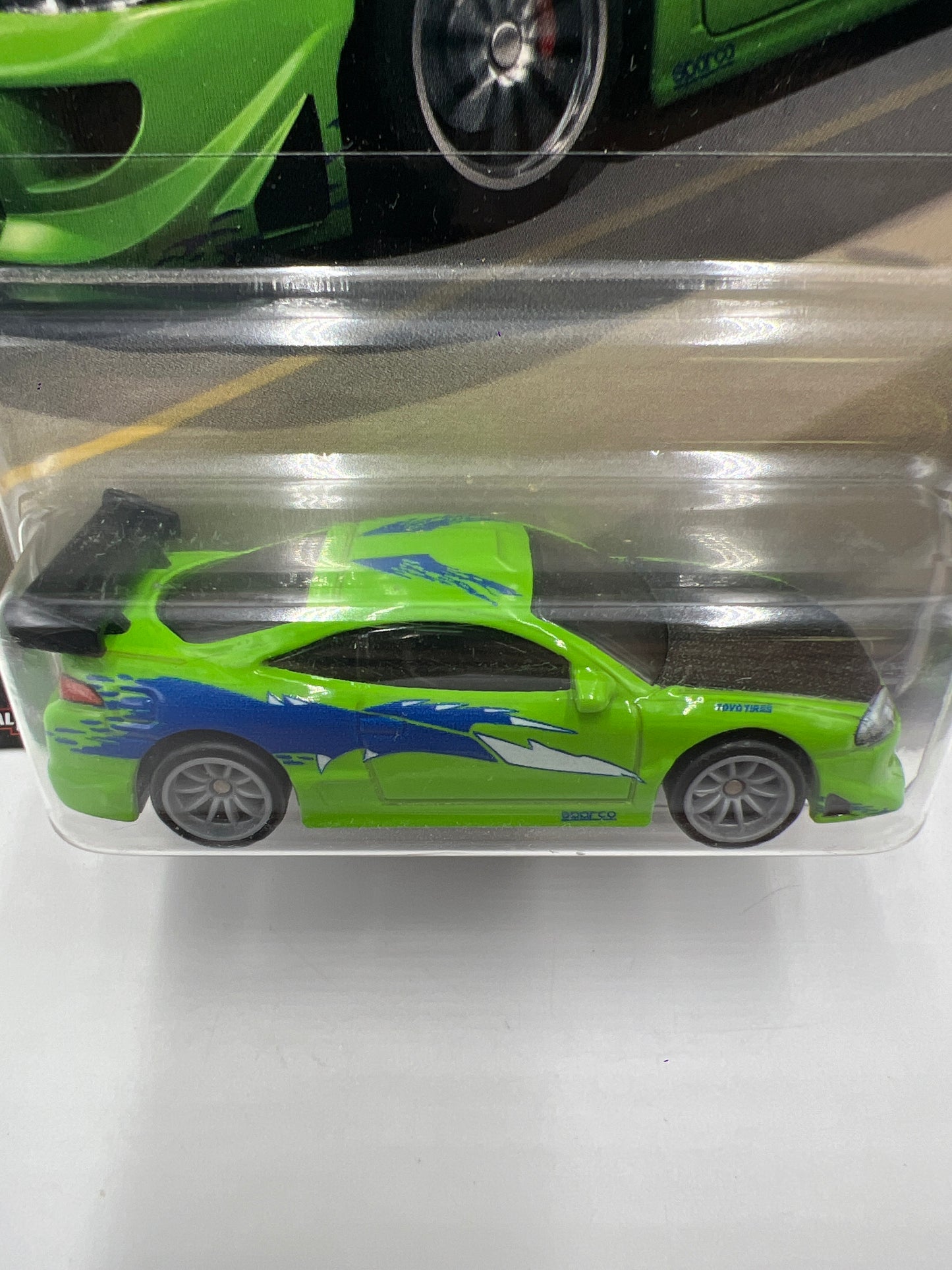 Hot Wheels Fast & Furious Fast Stars #1 Mitsubishi Eclipse Green W/Protector