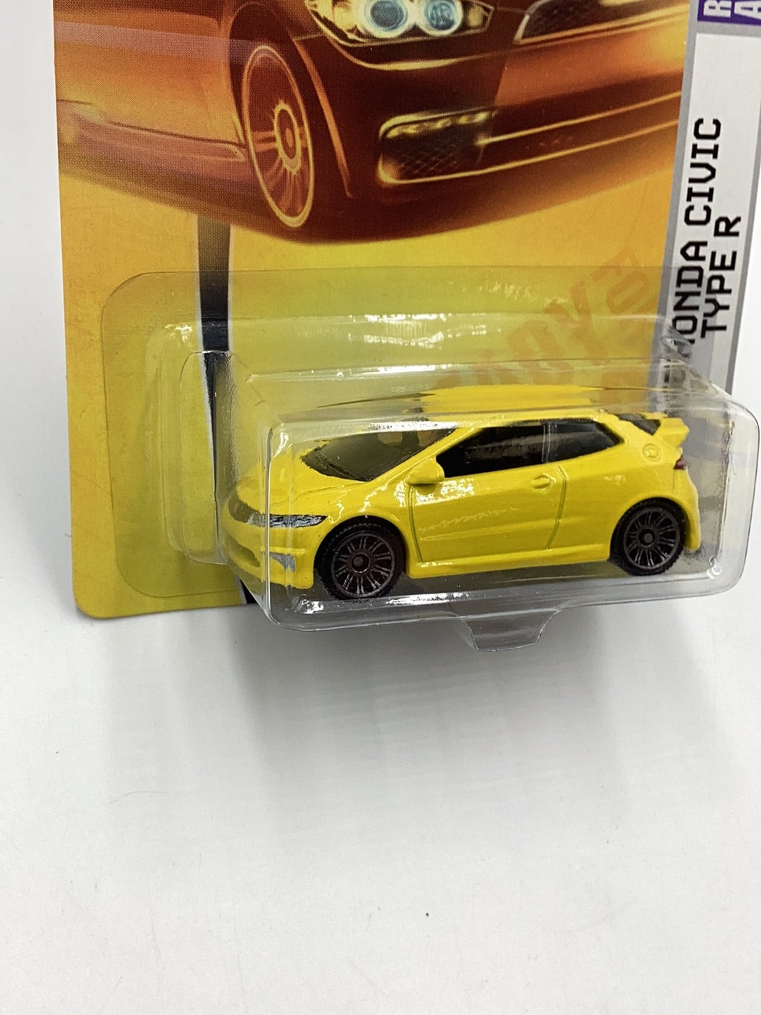 Matchbox #26 08 Honda Civic Type R yellow 210A