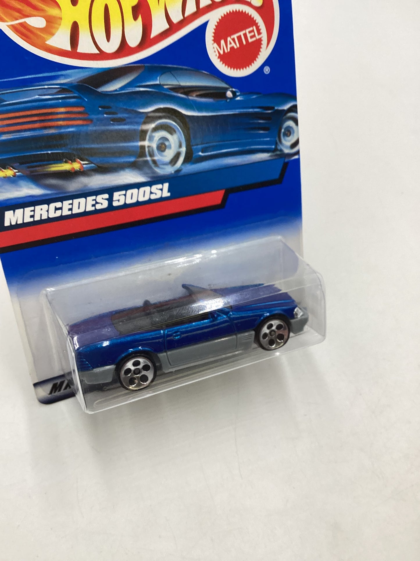 2000 Hot Wheels #134 Blue Mercedes 500 SL 92E