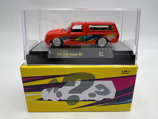 2026 M2 Machines R01 Blind Box 1995 Ford Ranger XLT Orange W/Box