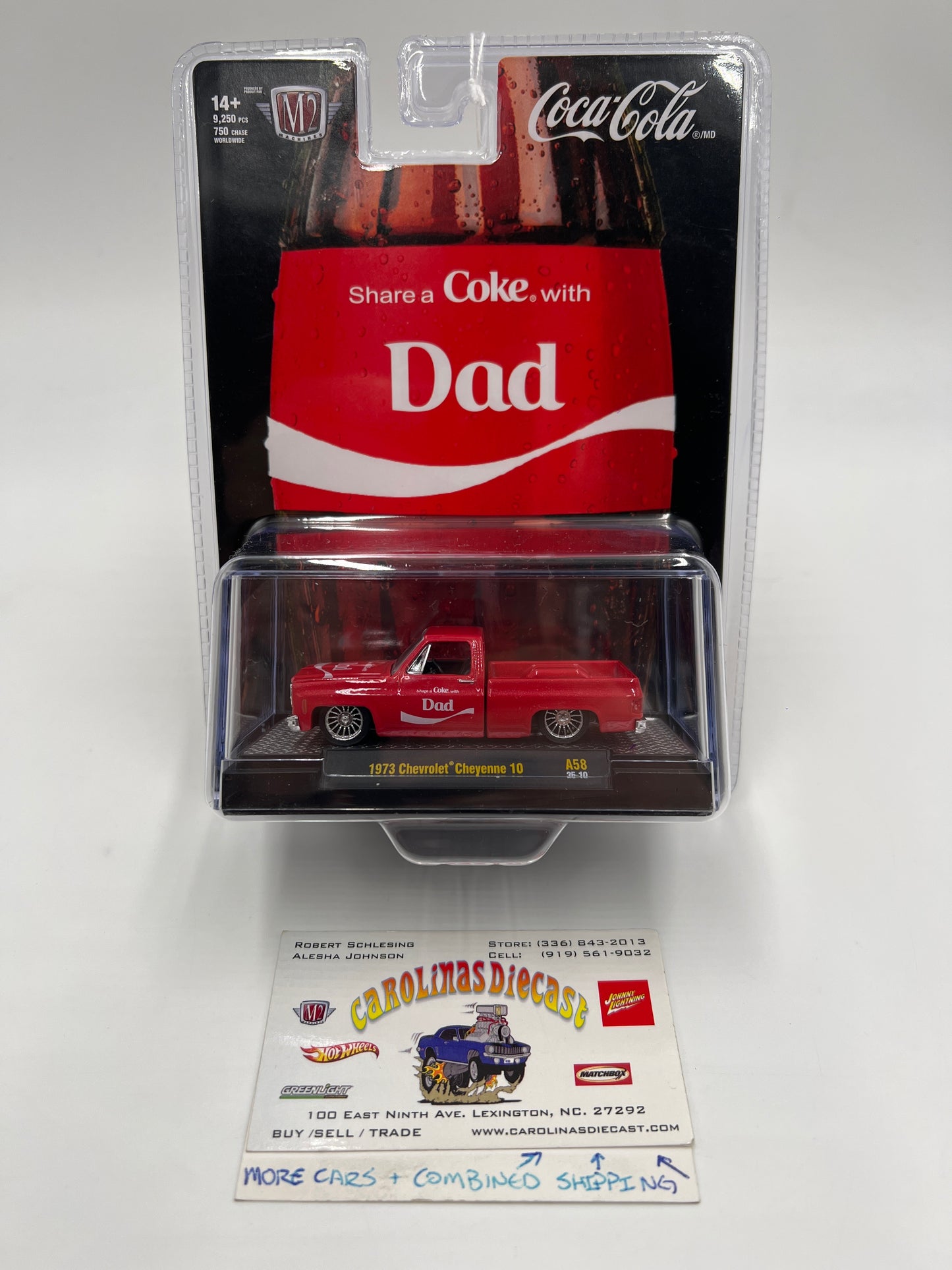 M2 Machines Coca Cola Dad 1973 Chevrolet Cheyenne 10 Red A58 203D
