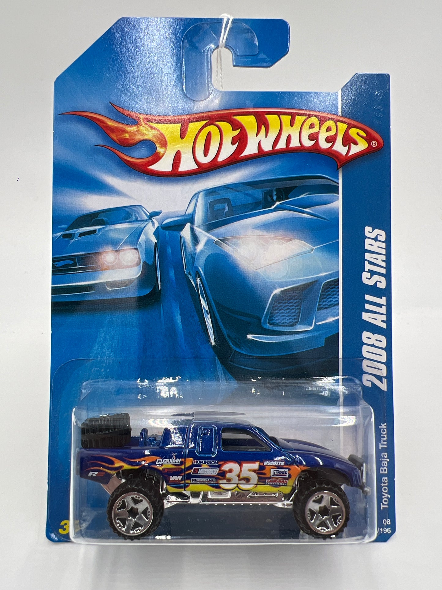 2008 Hot Wheels All Stars #71 Toyota Baja Truck Blue 93B