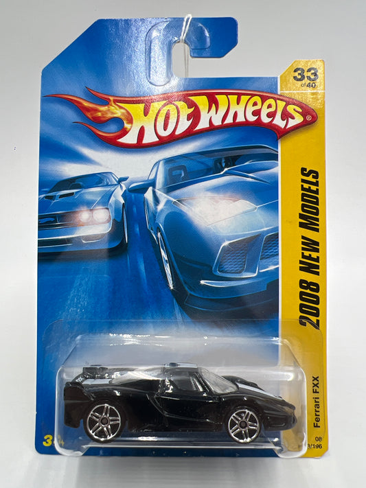 2008 Hot Wheels New Models #33 Ferrari FXX Black