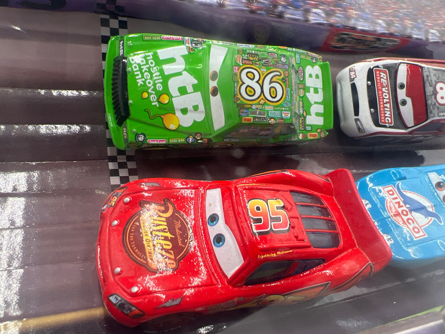 Disney Pixar The World Of Cars Race And Chase Gift Pack 4 Car Set