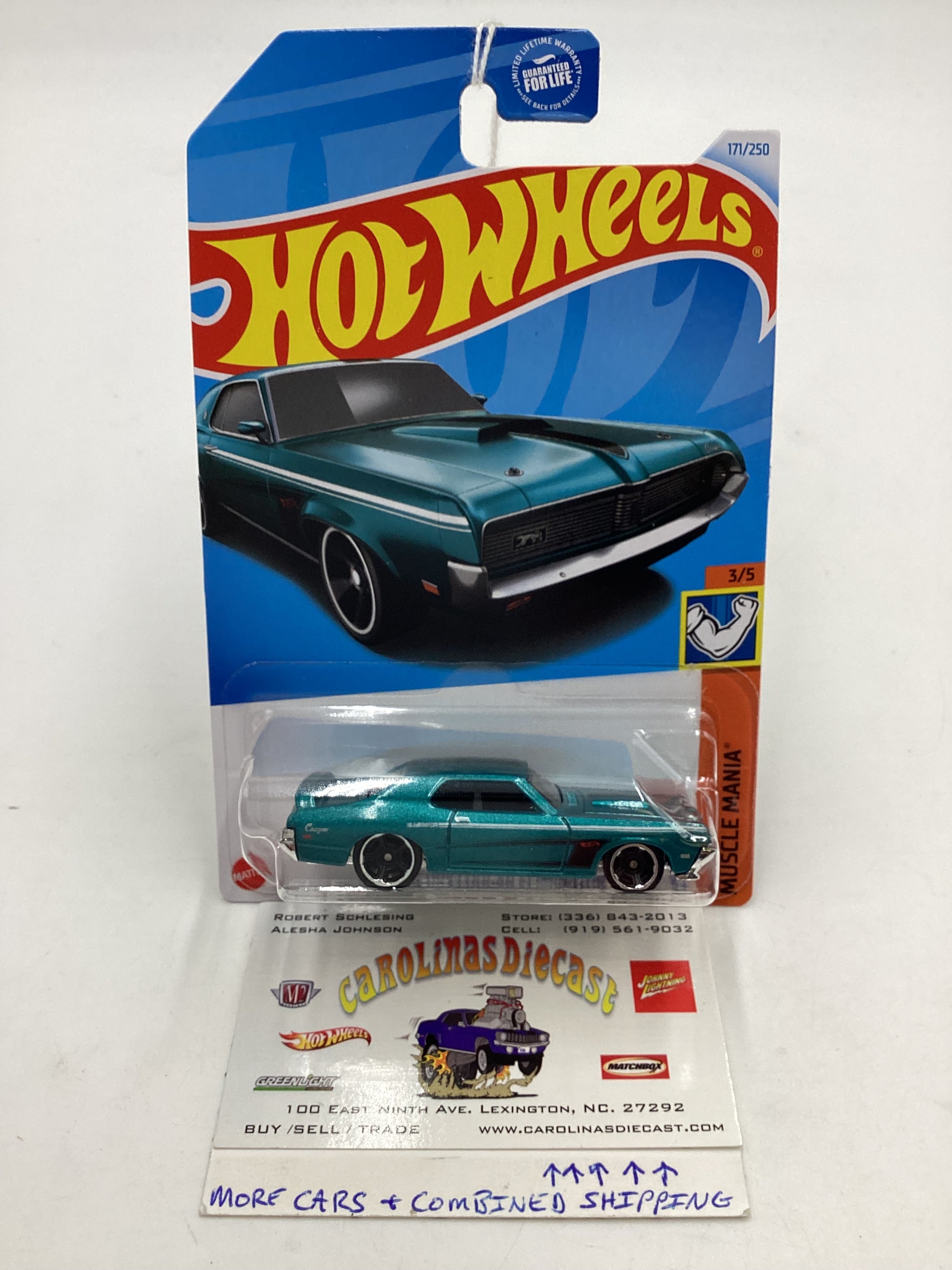 2024 Hot Wheels j case #171 69 Mercury Cougar Eliminator 51H