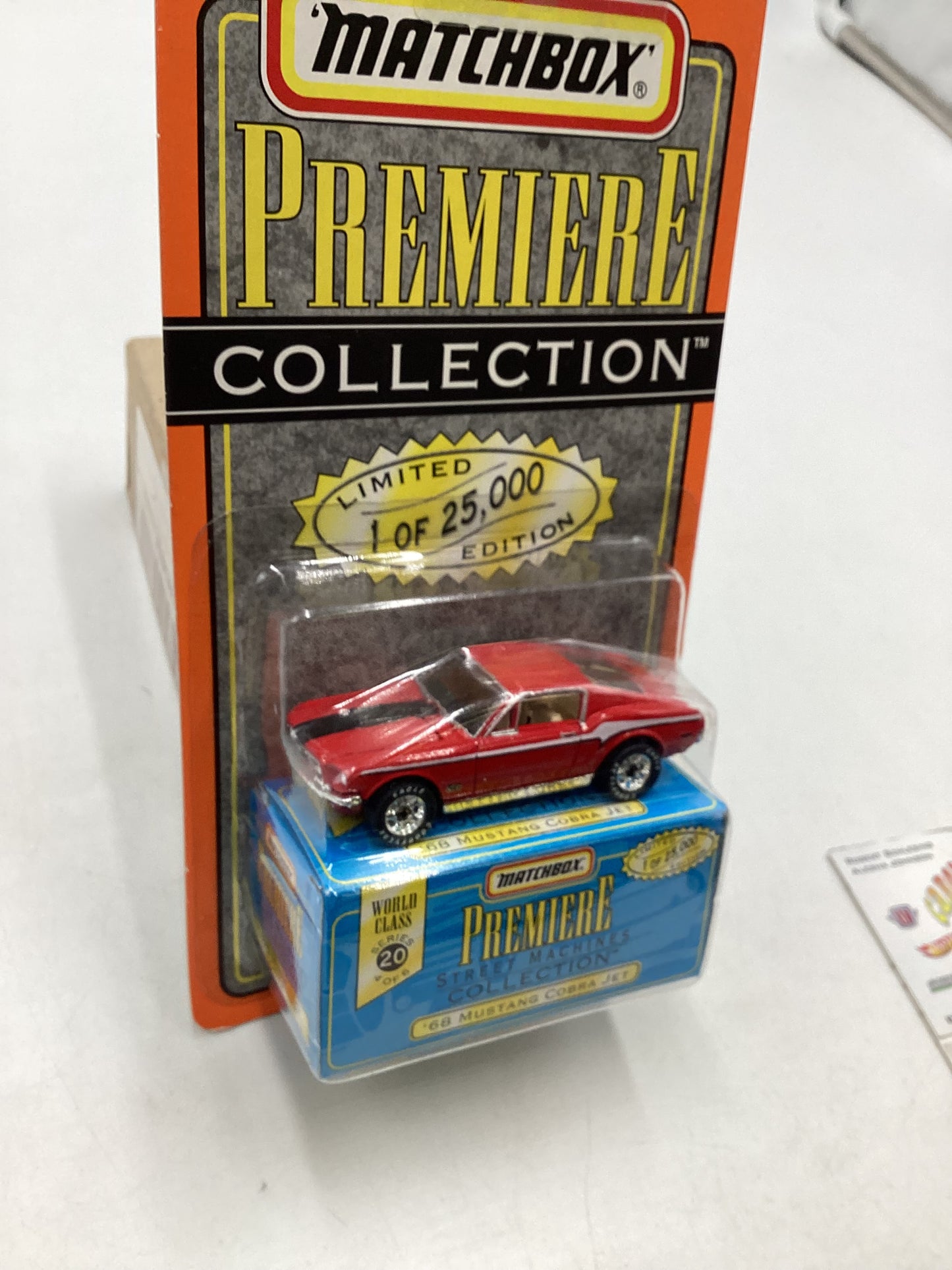 Matchbox Premiere Collection series 20 #4 68 Mustang Cobra Jet Red 172C