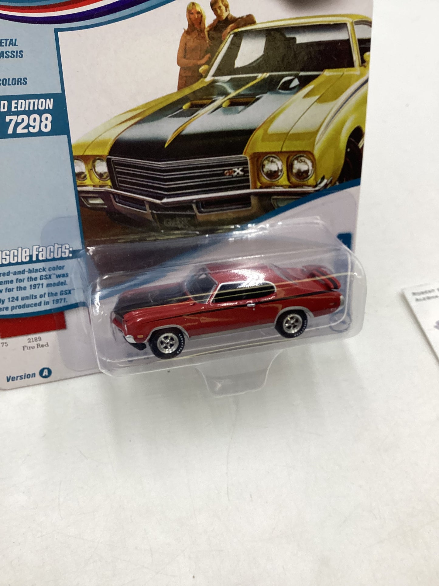 Johnny Lightning Muscle Cars USA 1971 Buick GSX Red 229B