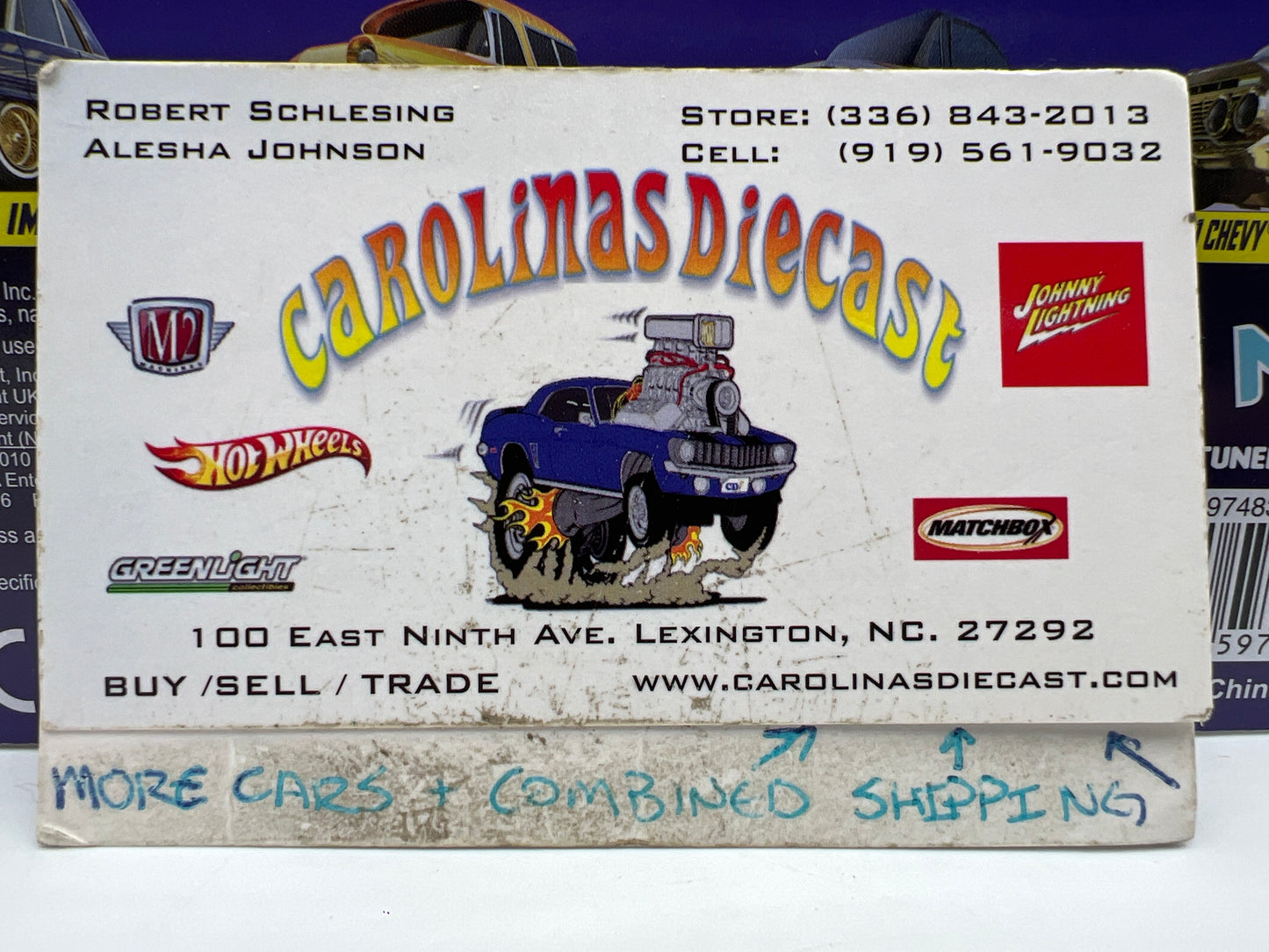 MGA Car Tuned Series 2 Show Glow Lowriders #6 56 Chevy Nomad