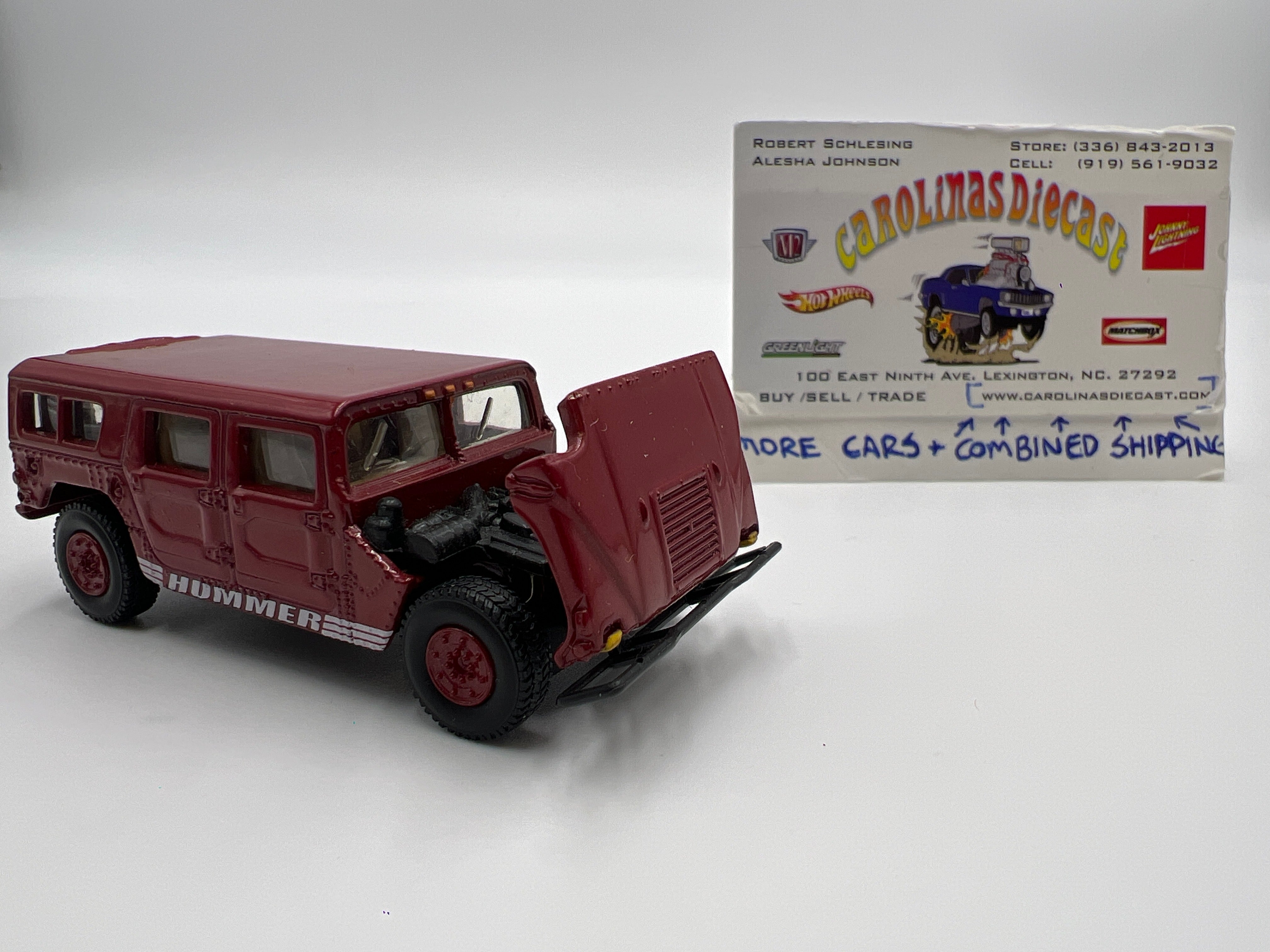 Hot Wheels Premium 100% Hummer H1 Wagon Red Loose – carolinasdiecast