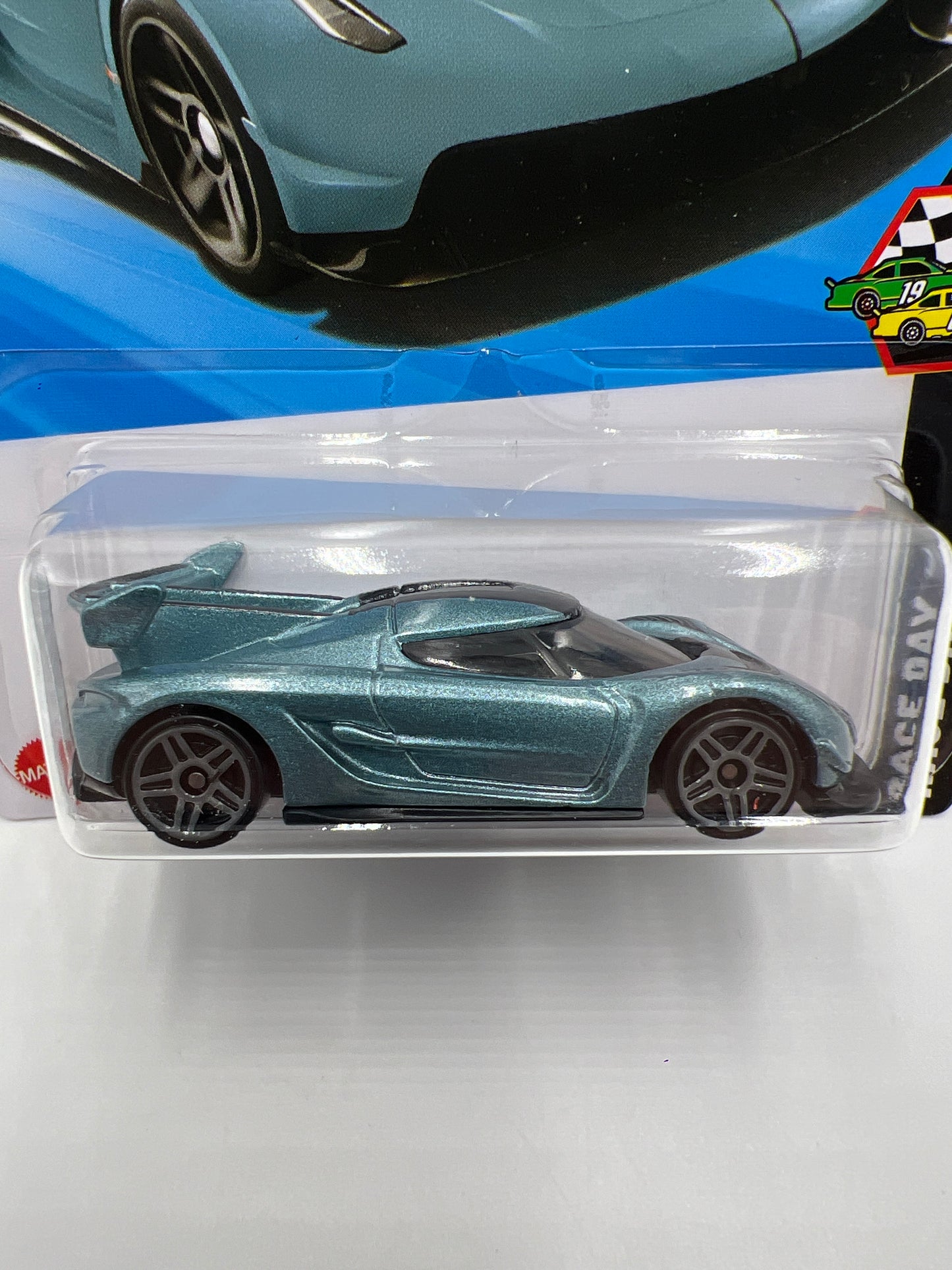 2025 Hot Wheels M Case Race Day #125 2020 Koenigsegg Jesko Blue 106i