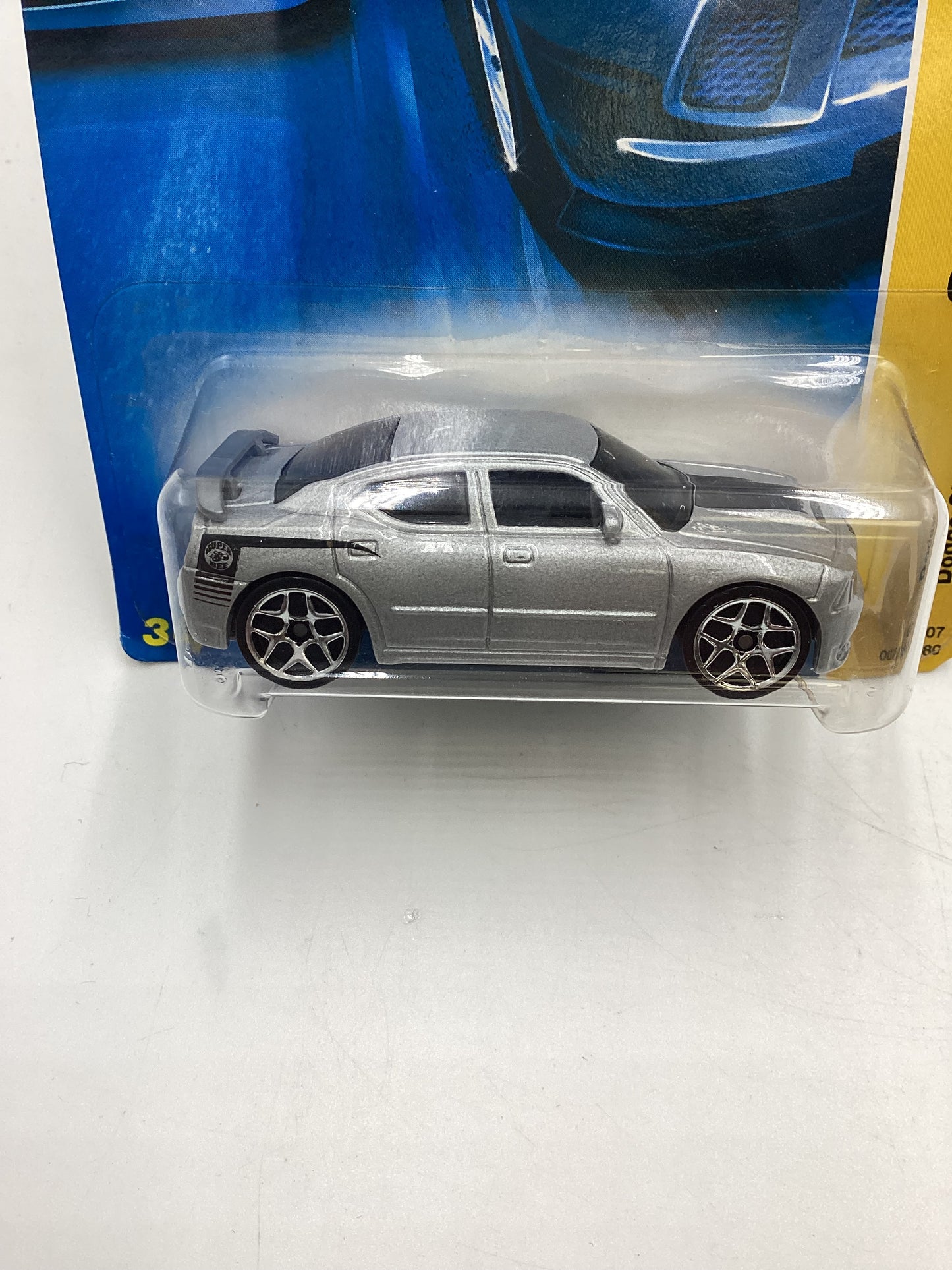 2007 Hot Wheels New Models #7 Dodge Charger SRT8 Silver 50A