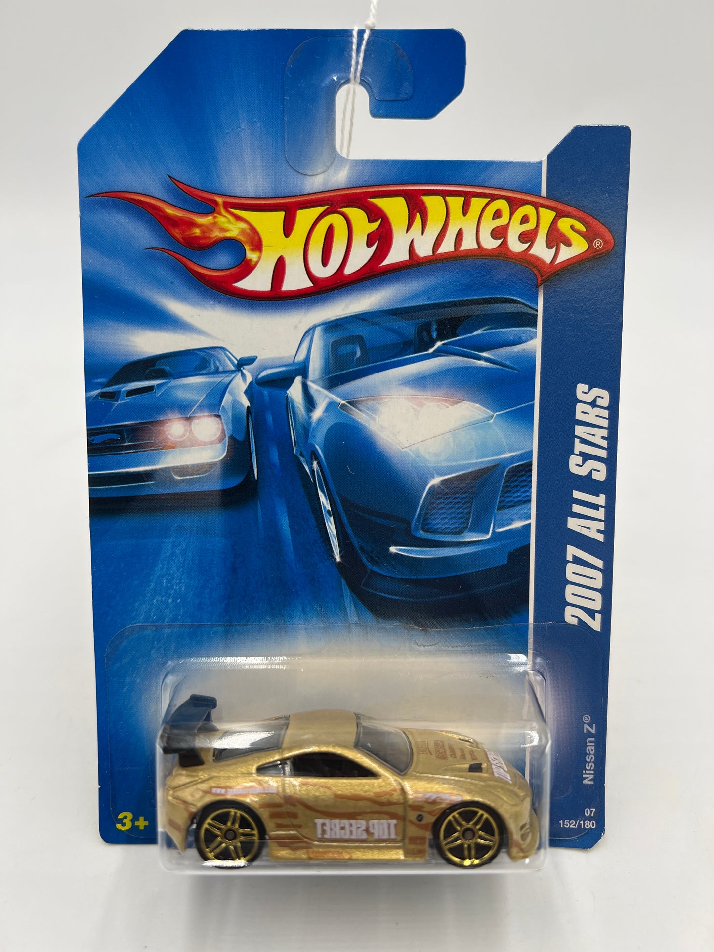 2007 Hot Wheels All Stars #152 Nissan Z Gold HTF PR5 Wheels