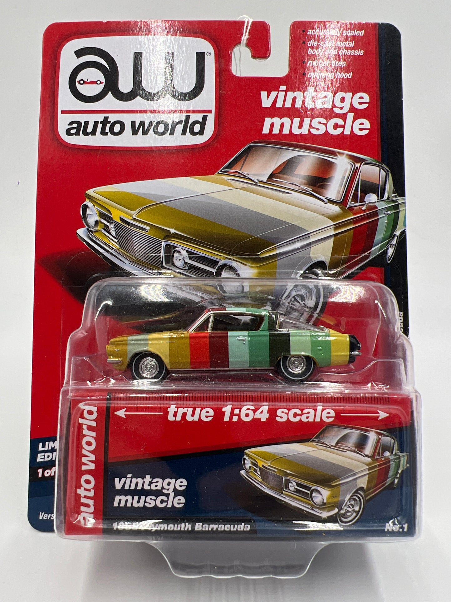 Auto World Vintage Muscle Release 3 Version B 1965 Plymouth Barracuda